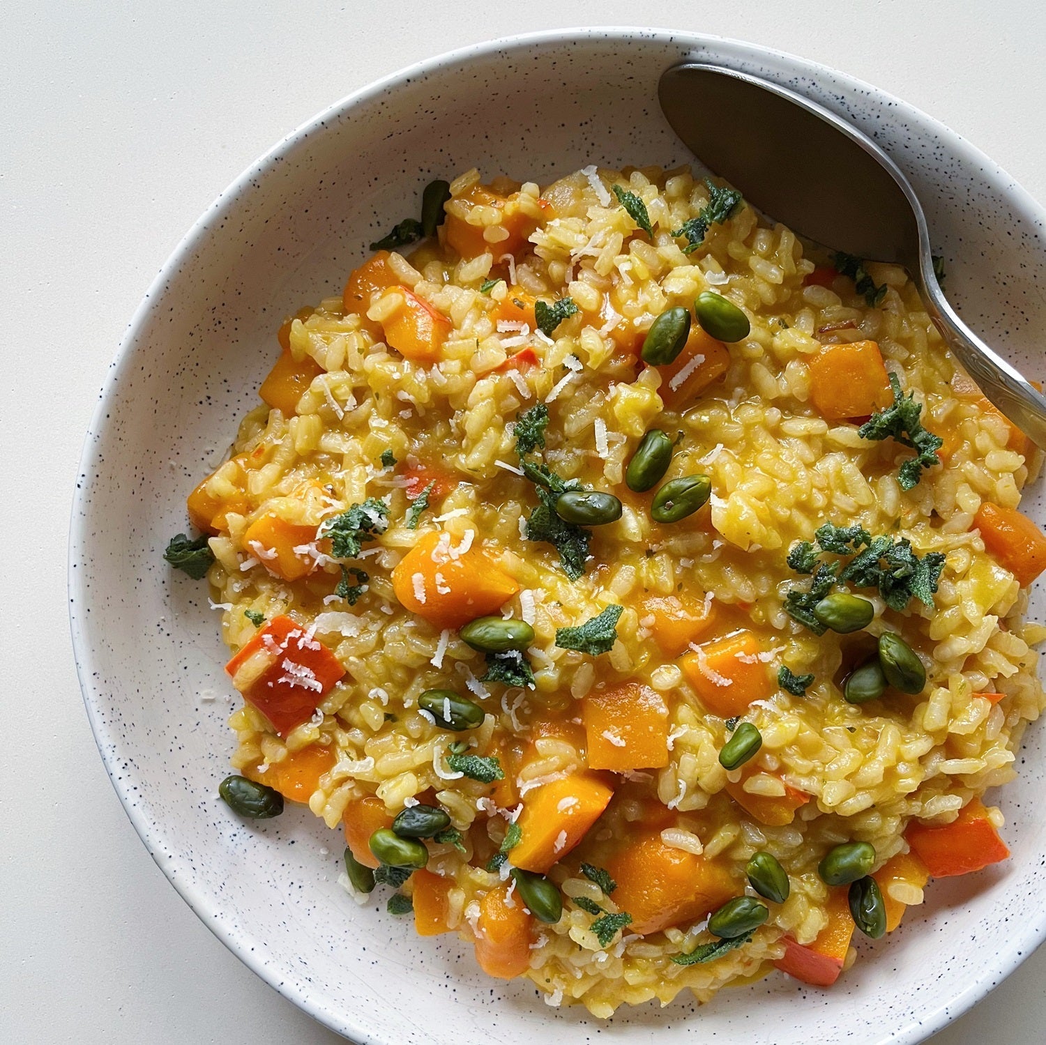 Kürbis-Risotto